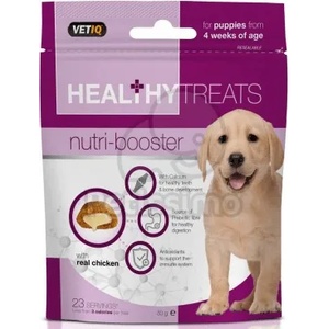 Mark&Chappell Mark&Chappell Healthy Treats Nutri-Booster - Лакомство за награда за кученца 50 г - срок на годност: 30.09. 2025