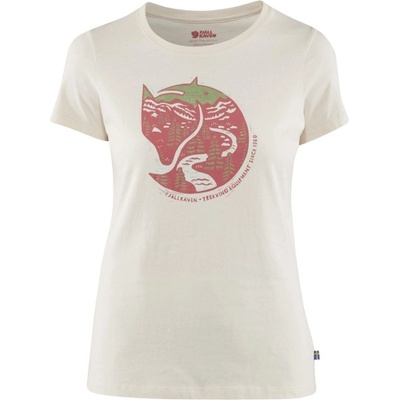 Fjällräven Arctic Fox Print T-Shirt Chalk White