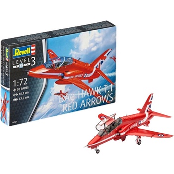 Revell Model Kit BAe Hawk T Mk.1 Arrows červená 1:72