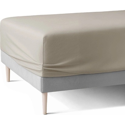 Takoy Napínací bavlněné jersey prostěradlo 180x200 béžové - 2. jakost-HT-01010 | 180x200 cm prostěradlo