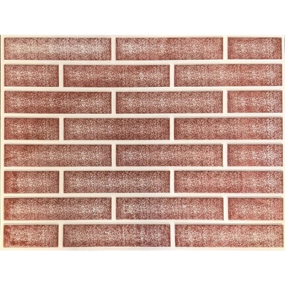 Impol Trade 3D PVC 05 440 x 580 mm tehla červená s krémovou špárou 1ks
