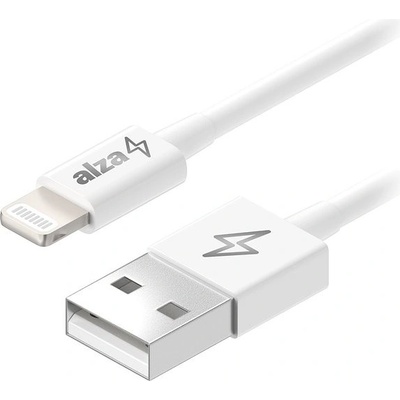 AlzaPower APW-CBMFI18912W Core USB-A to Lightning MFi (C189), 2m, bílý