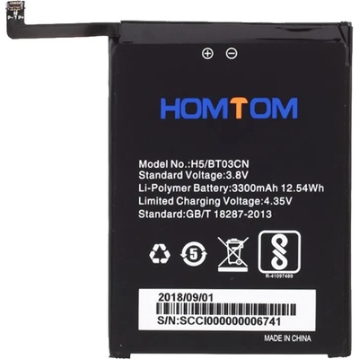 HOMTOM BT03CN Оригинална Батерия 3300mAh за Homtom H5