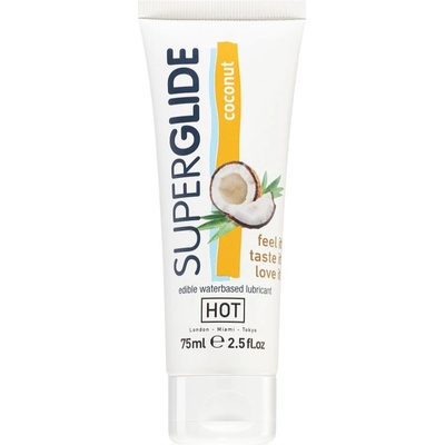 HOT Superglide лубрикант гел с вкус Coconut 75ml