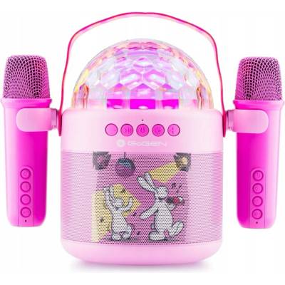 Karaoke disco reproduktor pro děti GoGEN BOBDISCO růžový