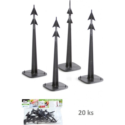 kolík kotvicí k upevnění netk. textilie plastový, 12,5cm (20ks)