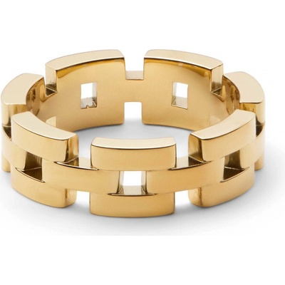 Daniel Wellington pozlacený prsten 3-Link DW0040099