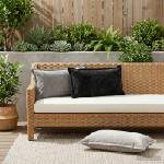vidaXL Калъфка за възглавница 6 бр. HOUTEN Тъмносиво 40 x 80 cm (918224)