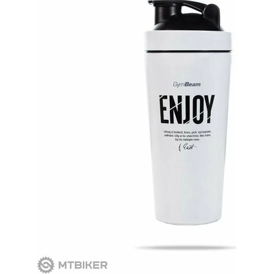 GymBeam ENJOY šejker, 750 ml, biela