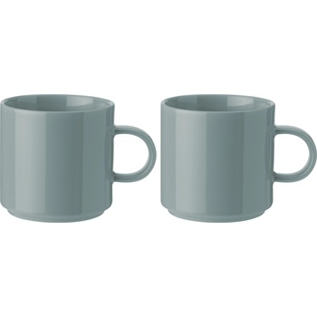 Stelton Чашка за кафе 200 мл, комплект от 2 бр. , прашно зелено, керамика, Stelton (SN11422)