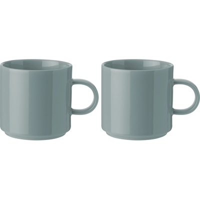 Stelton Чашка за кафе 200 мл, комплект от 2 бр. , прашно зелено, керамика, Stelton (SN11422)