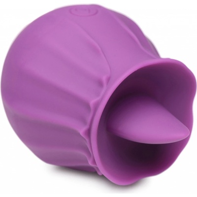 Bloomgasm 10X Wild Violet Purple Licking Silicone Stimulator Purple