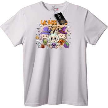 NOONEBRAND Тениска Halloween LA BOO - M, Black
