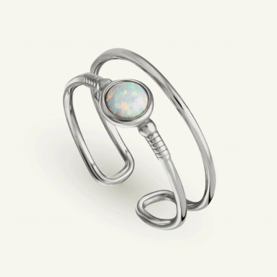 SilveAmo Stříbrný prsten Kus nebe KK2OPB1176 17 5