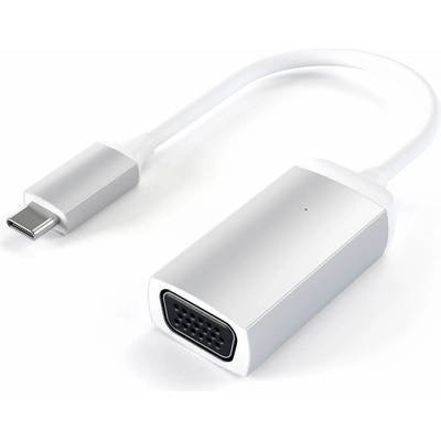 Satechi Адаптер за свързване от USB-C към VGA - Satechi Aluminum USB-C to VGA Adapter (сребрист) ( ST-TCVGAS (303193)