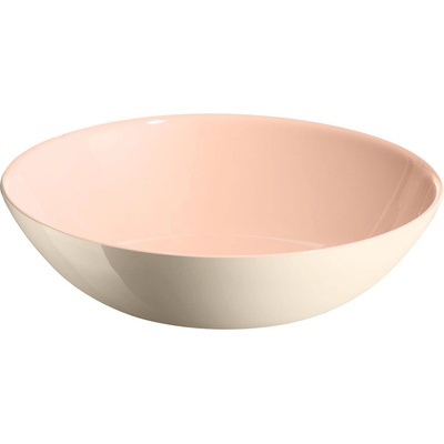 Emile henry (Франция) Керамична купа за салата emile henry salad bowl - Ø22.5 см - цвят розов и екрю (eh 3322-r4)