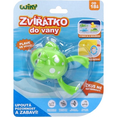 Wiky Žaba naťahovacia do vane 10 cm český obal WKW025896