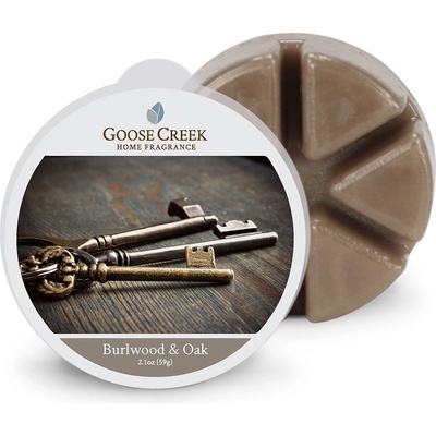 Goose Creek Candle vonný vosk Burlwood & Oak 59 g