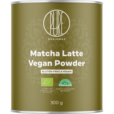 BrainMax Pure Matcha Latte Vegan BIO 300 g