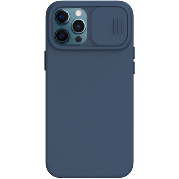 Púzdro Nillkin CamShield Silky Silikonové iPhone 12 Pro Max Blue