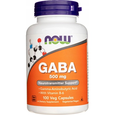 Now Foods GABA 500 mg 100 kapsúl