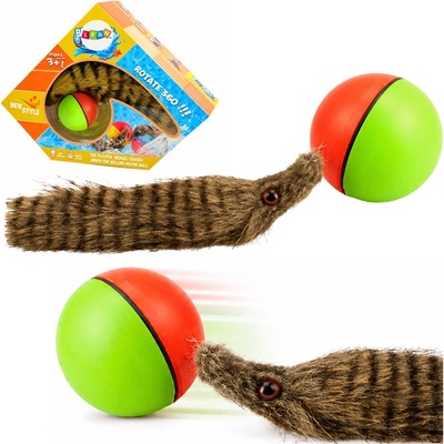 LEAN Toys Míč s huňatým ocasem fretky