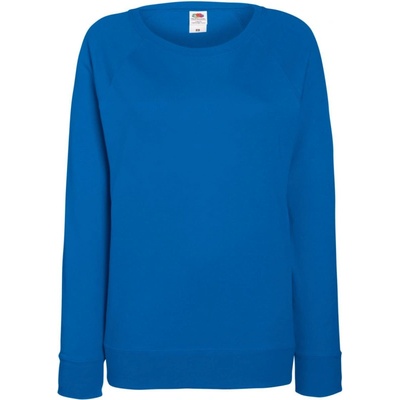 Fruit of the Loom mikina Lady-Fit LW Raglan Sweat raglánová dámská Královská modrá