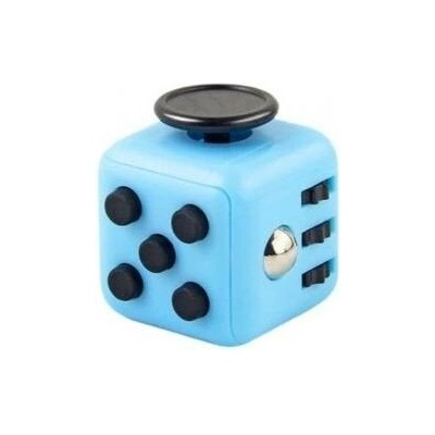 FIDGET CUBE 3 5 x 3 5 cm Modrá černá