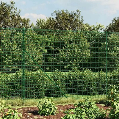 zahrada-XL Drátěný plot s kotevními hroty zelený 1,6 x 25 m