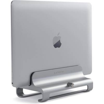 Satechi Universal Vertical Aluminium Laptop Stand - вертикална алуминиева поставка за MacBook и лаптопи (сребриста)