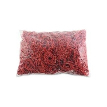 Gumičky Office Products 30mm 1kg červené