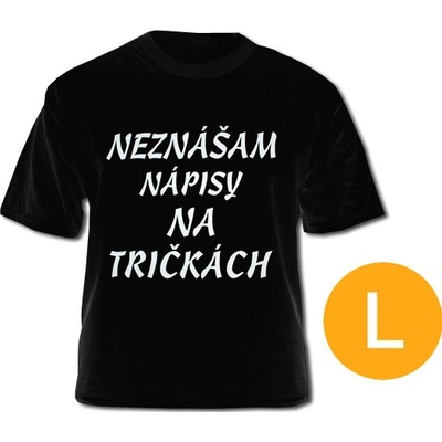 Divja tričko Nesnáším nápisy na tričkách SK