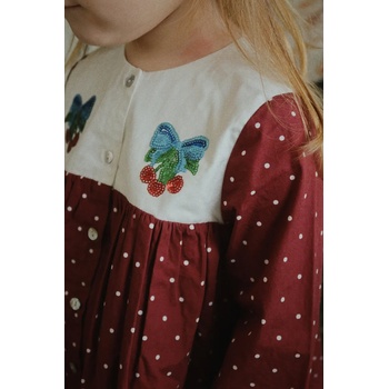 Konges Sløjd Детска памучна рокля Konges Sløjd MUNA DRESS GOTS (KS104381.9BYA)