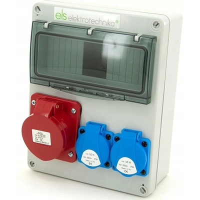 Stavební rozvaděč ELS Elektrotechnika 230V 16A IP44