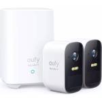 Anker Домашна система за видеонаблюдение с 2 броя камери - Anker EufyCam 2C 2-Cam Kit Wireless Home Security Camera System (бял) (T88313D2)