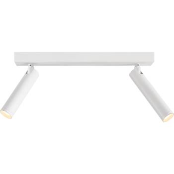 Kaspa Закачалка с летва Roll двойна с черен конектор бяла (50912201)