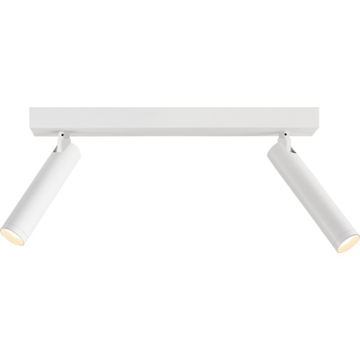 Kaspa Закачалка с летва Roll двойна с черен конектор бяла (50912201)