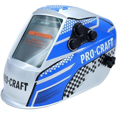 PRO-CRAFT Шлем заваръчен фотосоларен, procraft shp100-90, din 9-13, автоматично затъмняване (shp100-90)