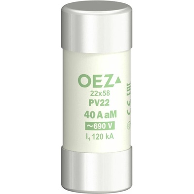 OEZ LETOHRAD OEZ Pojistka válcová 40A PV22-AM OEZ:06749