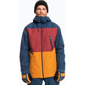 Quiksilver Мъжко яке за сноуборд Quiksilver Sycamore в тъмносиньо и червено EQYTJ03335
