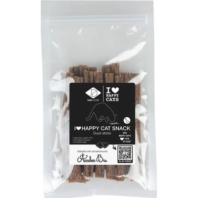 EBI D&D I Love Happy cat Tyčinky z kačacieho mäsa s tekvicou 70 g