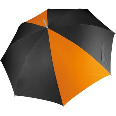 KiMood Deštník KI2007, golfový COT19200781399-black/orang Černá/oranžová UNI