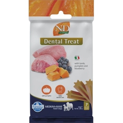 N&D Pumpkin Dog Dental Snack M/L Lamb 100 g