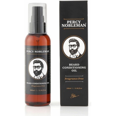 Percy Nobleman Beard Care vyživující olejový kondicionér na vousy (Signature Scented, 99% Organic Ingredients) 100 ml – Zboží Dáma