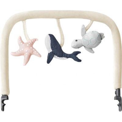 Ergobaby Арка с играчки за шезлонг Ergobaby - Evolve, бежова (EVLBNCTBOCNWNDCRM)