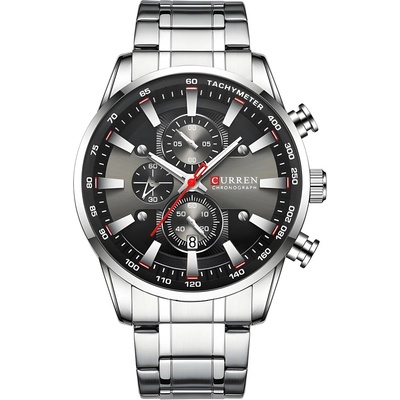 Curren Часовник curren na-14255 - Сребристо / Черно kp14255 (na-14255)