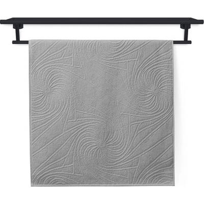 Veba ručník Grand 500 Grafico 50 x 100 cm tmavá šedá