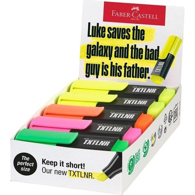 Faber-Castell Текст маркер TXTLNR, мини, неон, 10 броя (1010100200)