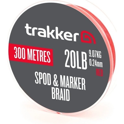 Trakker Pletená Šňůra Spod & Marker Braid Red 300m 0,24mm 9,07kg