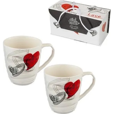 Lancaster Комплект порцеланови чаши със сърце 920201